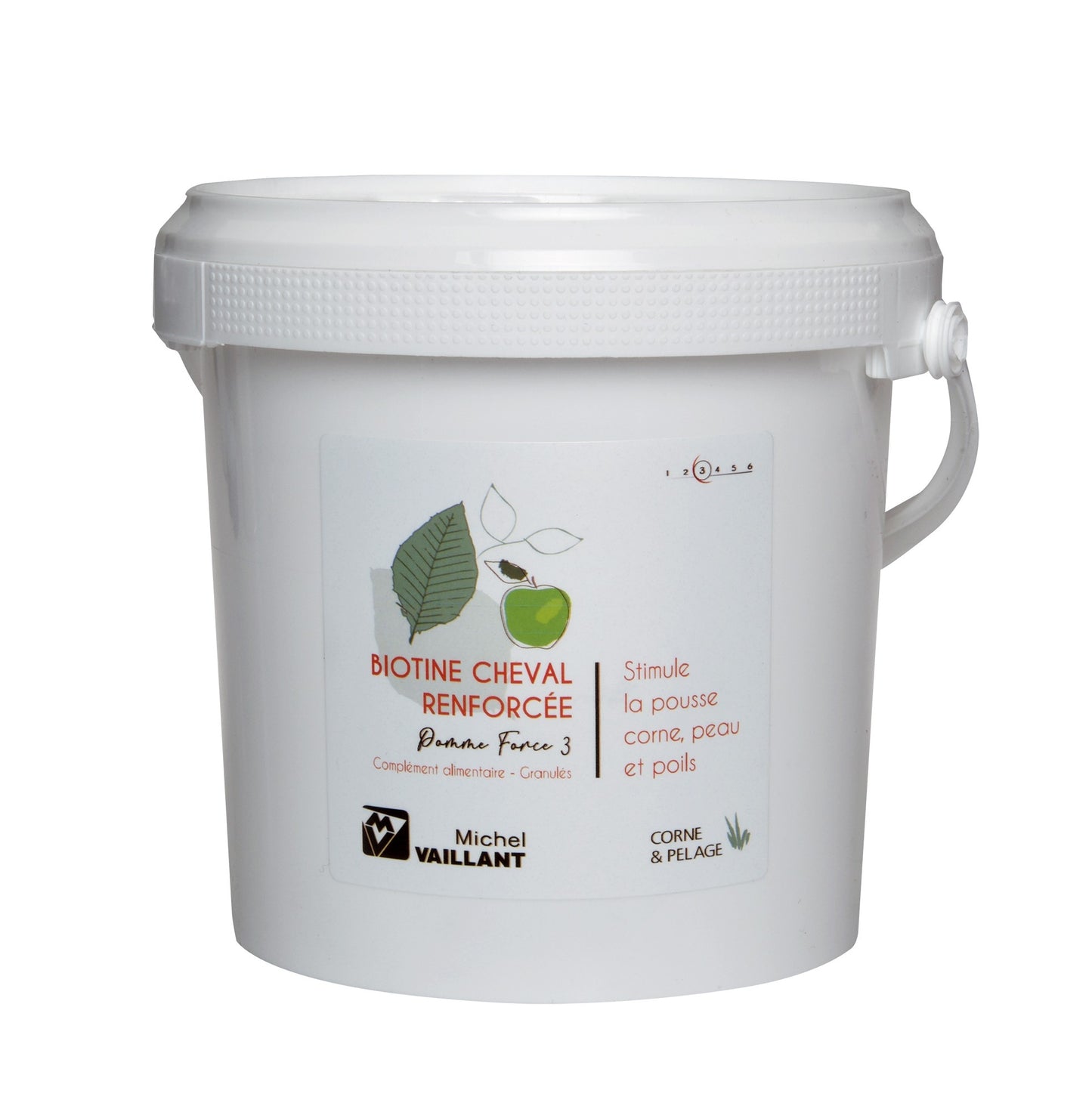 Biotine Cheval Renforcée Pomme Force 3 - Format granulé - MICHEL VAILLANT