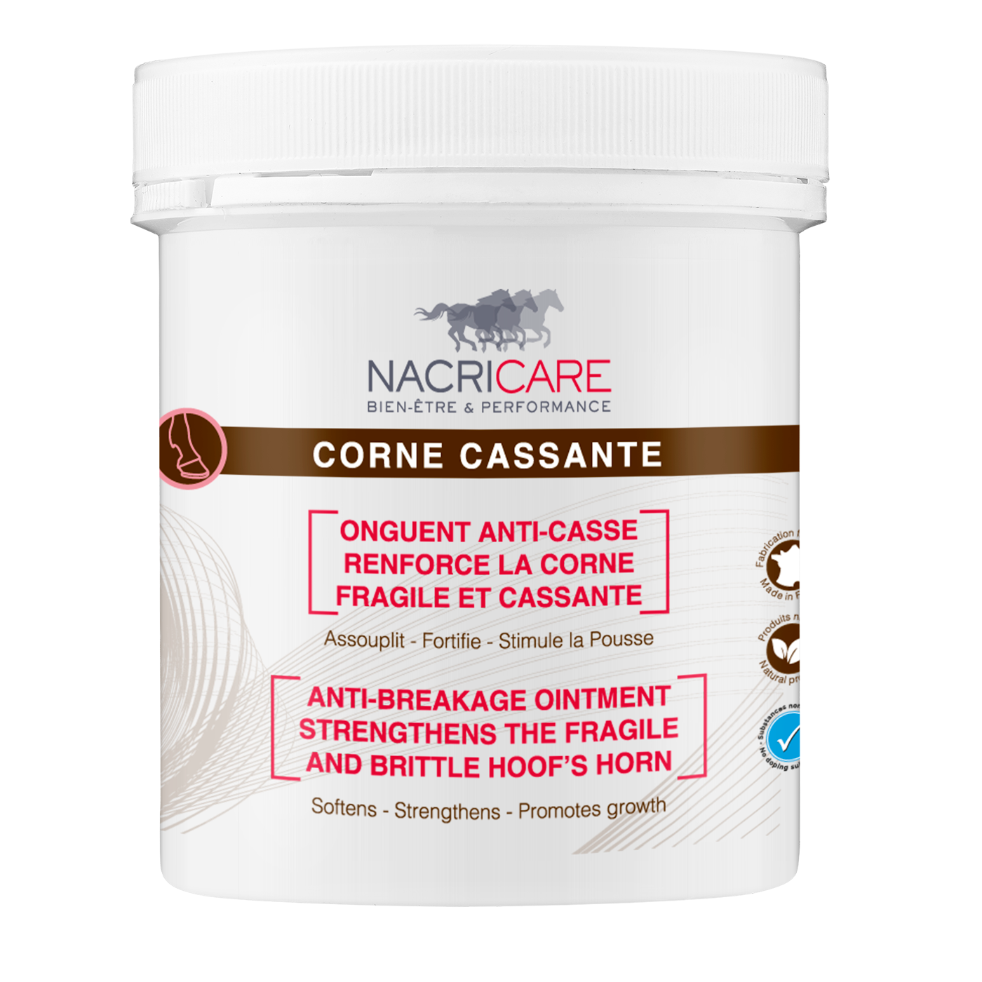 ONGUENT CHEVAL - CORNE CASSANTE - NACRICARE