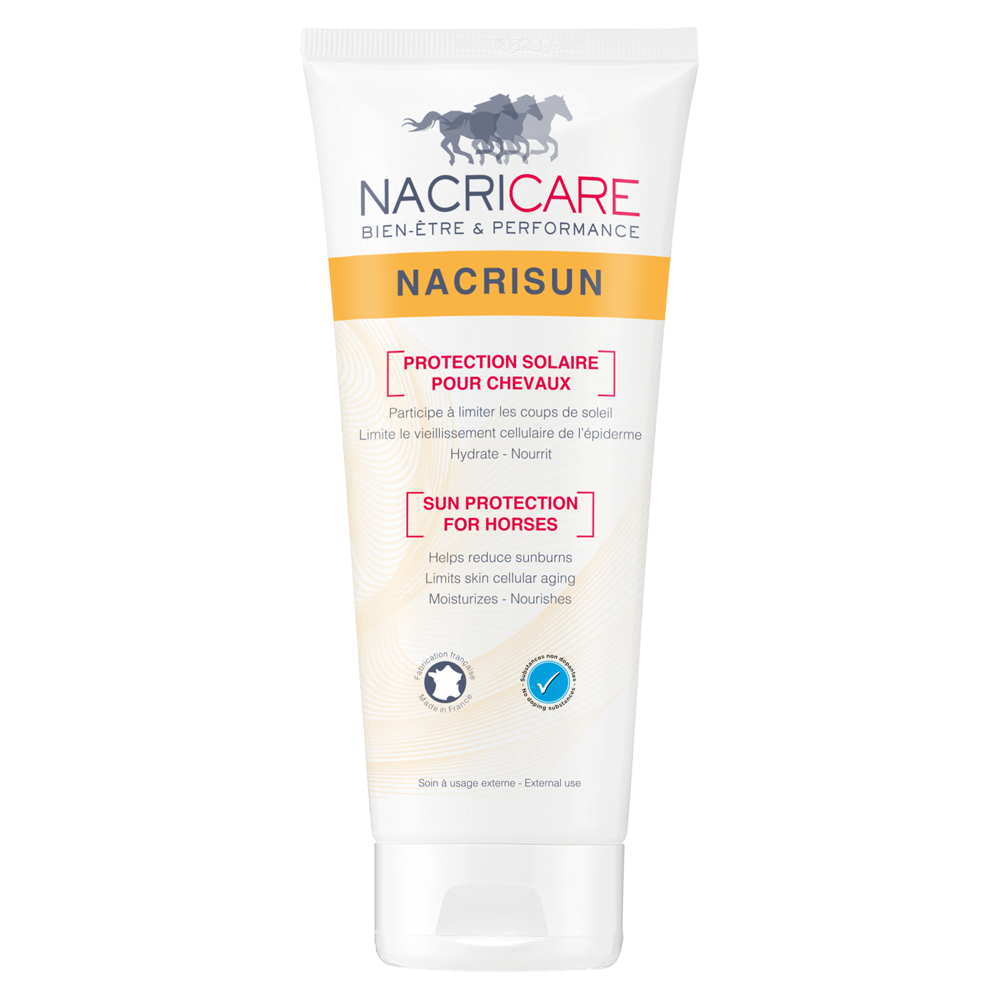 NACRISUN - CREME SOLAIRE POUR CHEVAUX - NACRICARE