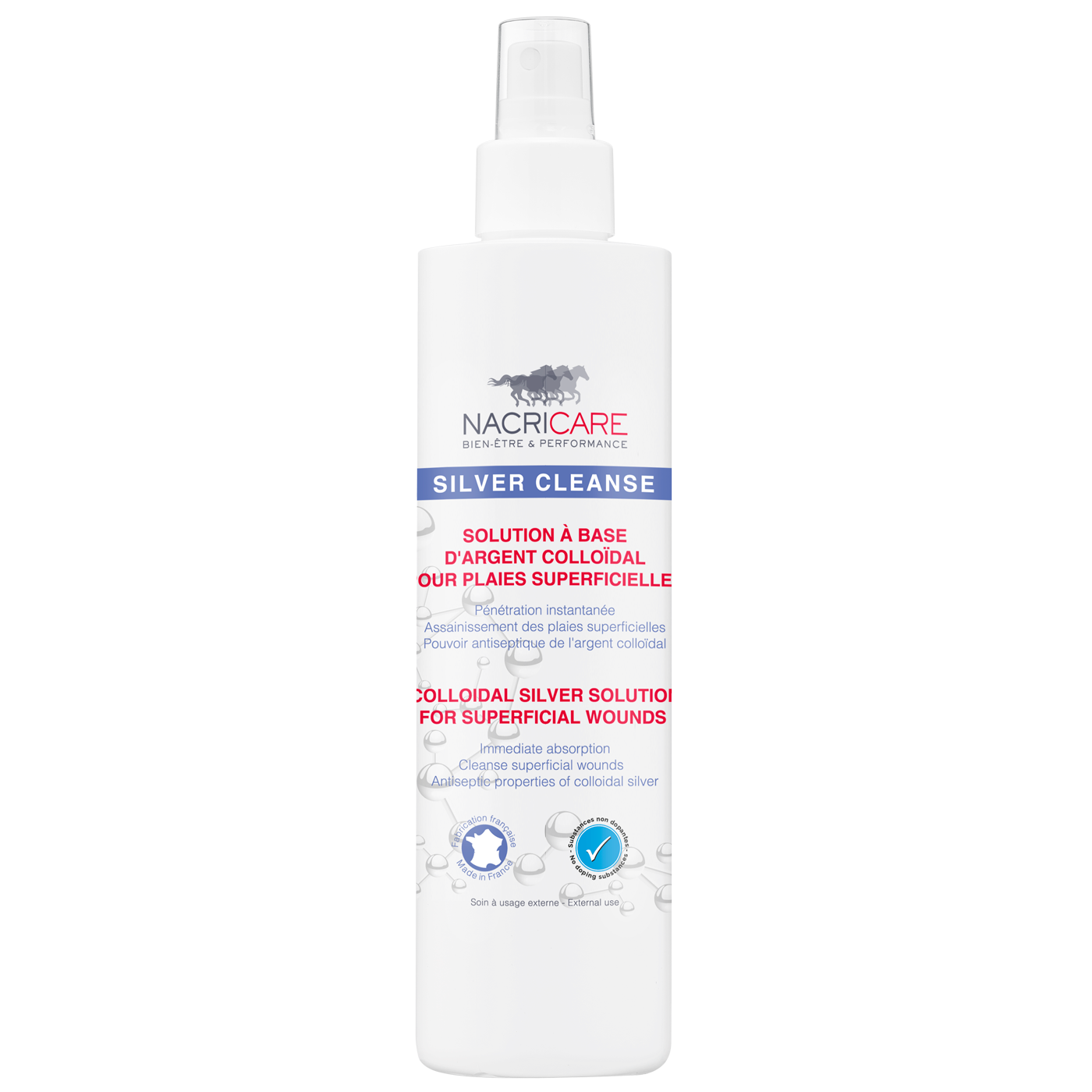 NACRICARE SILVER CLEANSE - plaie cheval