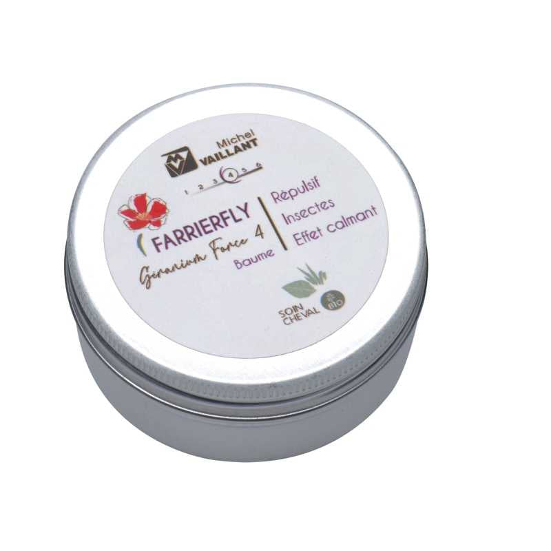 Farrierfly Baume Bio Géranium Répulsif Calmant Force 4 - Michel Vaillant