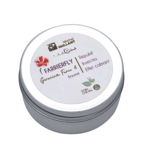 Farrierfly Baume Bio Géranium Répulsif Calmant Force 4 - Michel Vaillant