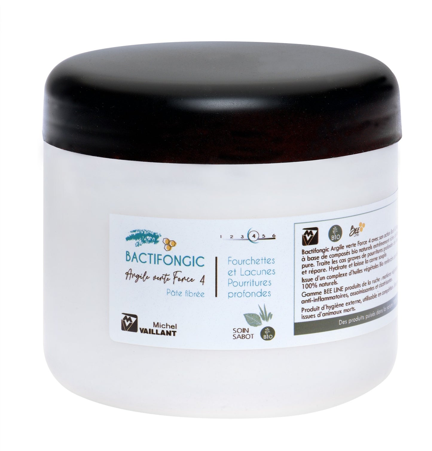 Bactifongic Pâte Fibrée Bio Argile Verte Force 4 - MICHEL VAILLANT