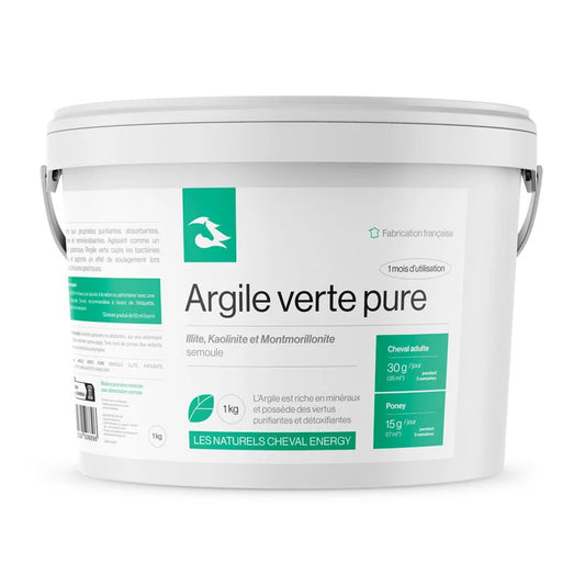 Argile Alimentaire Verte Semoule - Cheval Energy