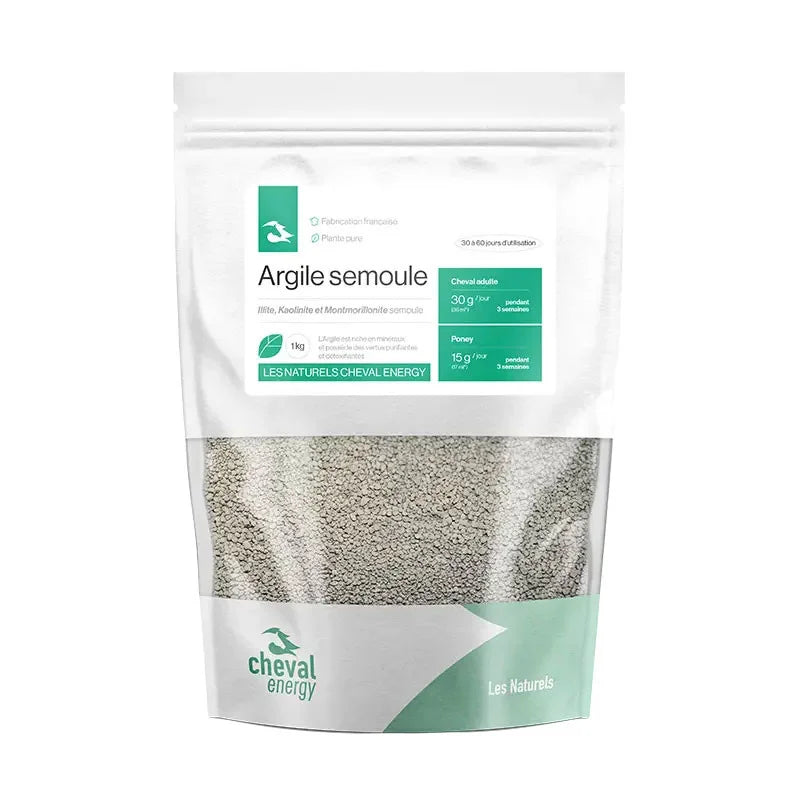 Argile Alimentaire Verte Semoule - Cheval Energy