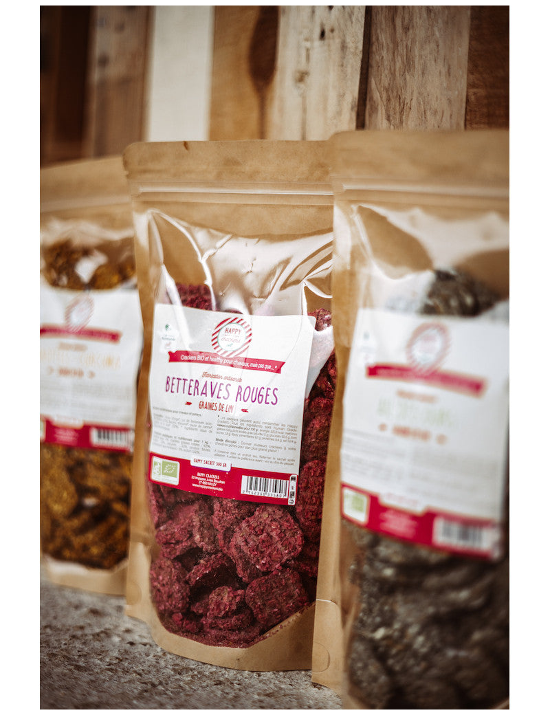 Crackers Cheval Betteraves Rouges - HAPPY CRACKERS